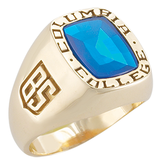 image of example Columbia College rings