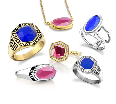 image of example University of Houston Downtown rings