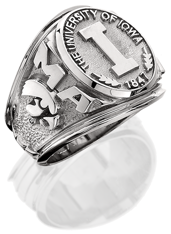 image of example University of Iowa rings