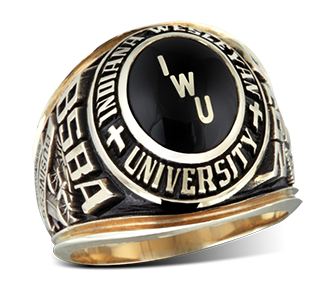 image of example Indiana Wesleyan University rings