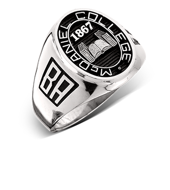image of example McDaniel College rings