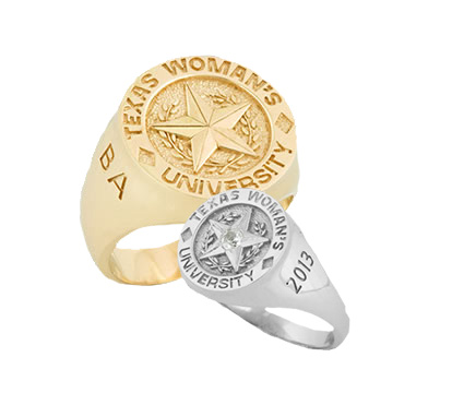 image of example Texas Woman's University rings