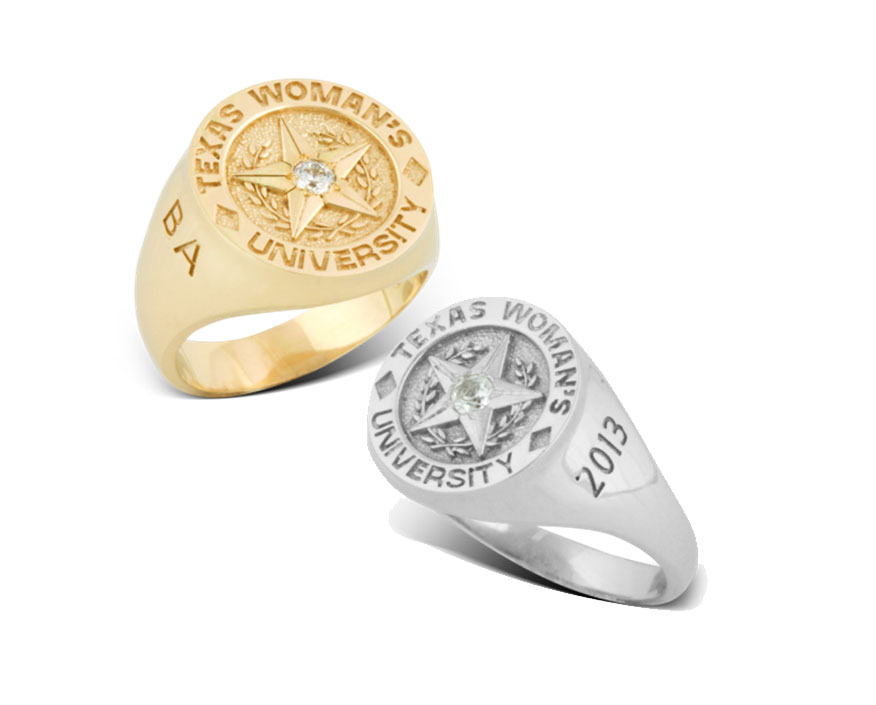 image of example Texas Woman's University rings
