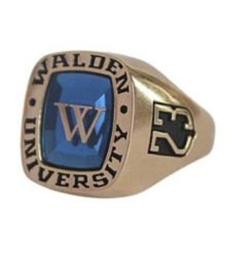 image of example Walden University rings