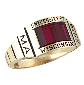 image of example University of Wisconsin Madison rings